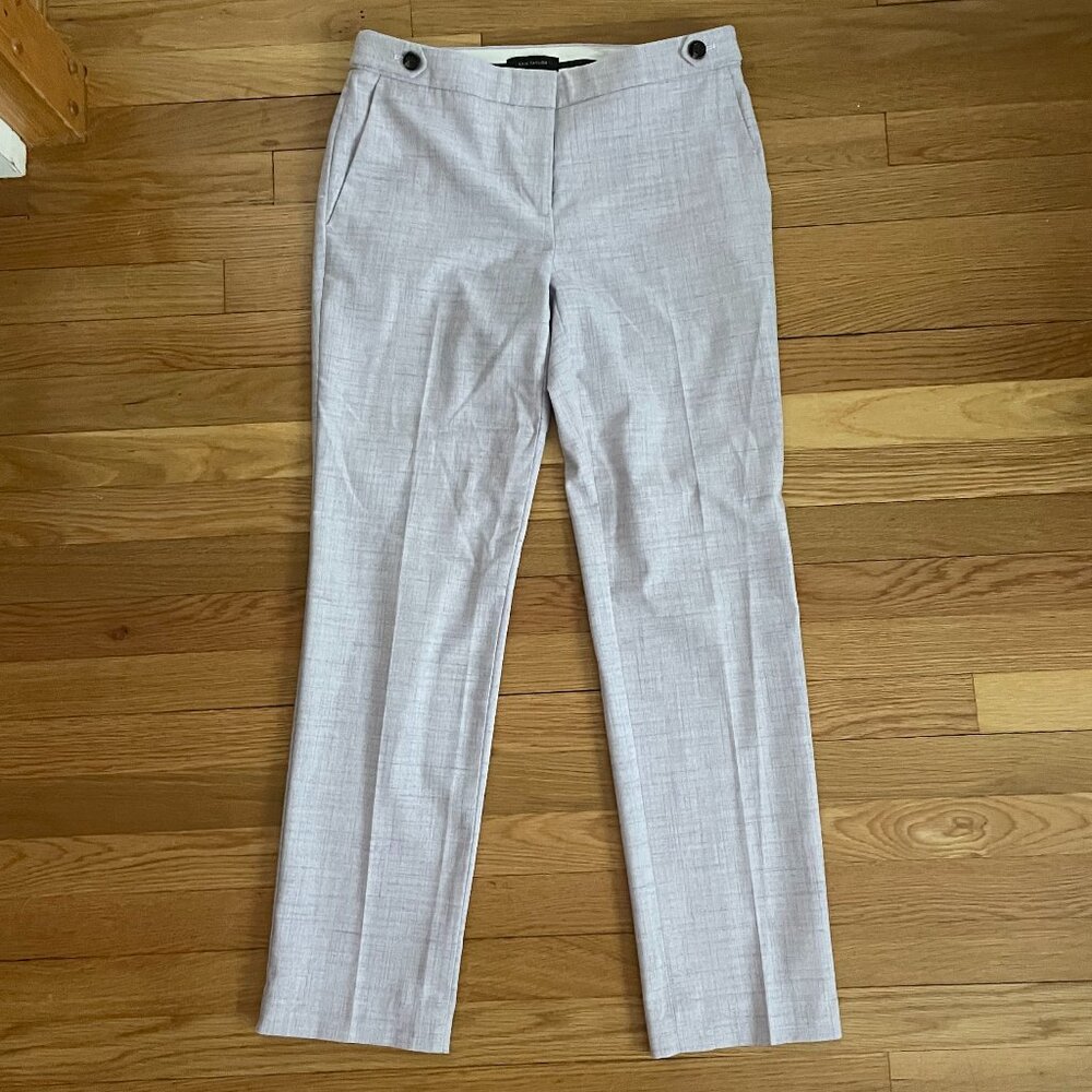 The Button Tab Eva Ankle Pant in purple